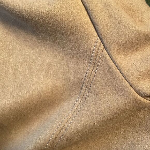 Karen Kane Tan Suede Waterfall Open Blazer S - Picture 9 of 12